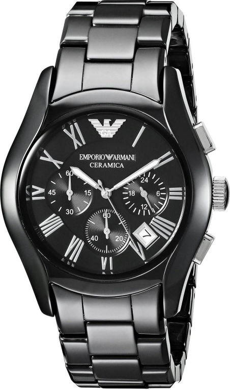 Chic Time | Montre Homme Emporio Armani Ceramica AR1400 en céramique noire | Prix : 329,40 €