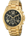 Chic Time | Montre Michael Kors Bradshaw MK5739 Bracelet acier doré et cadran noir | Prix : 83,70 €