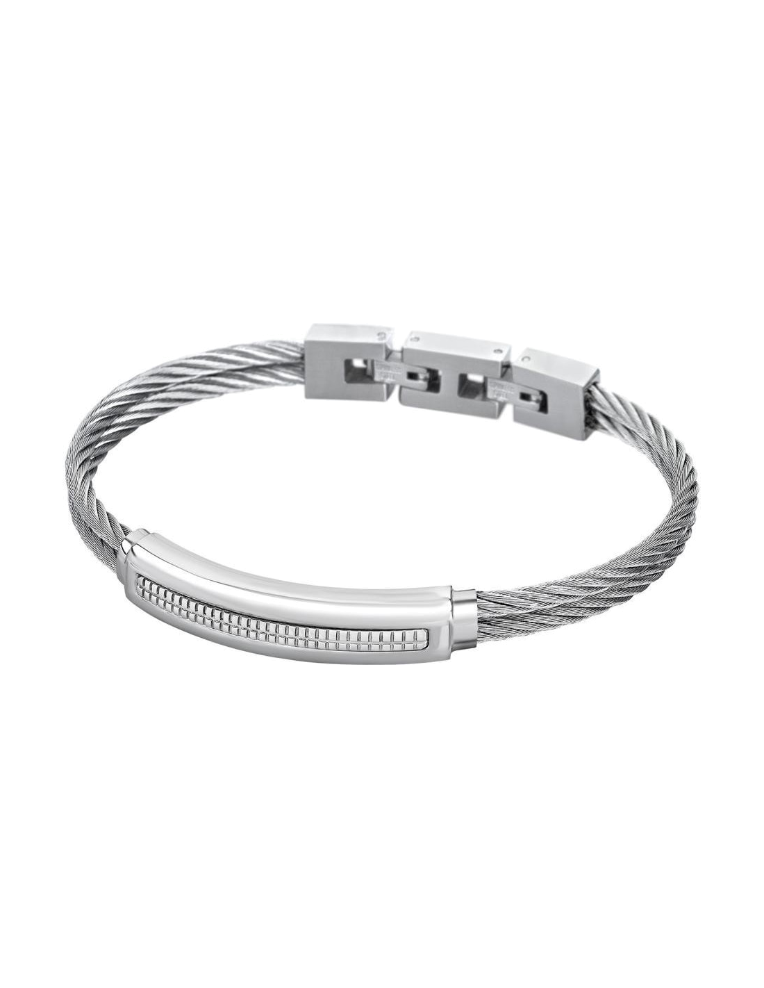 bracelet lotus homme argent