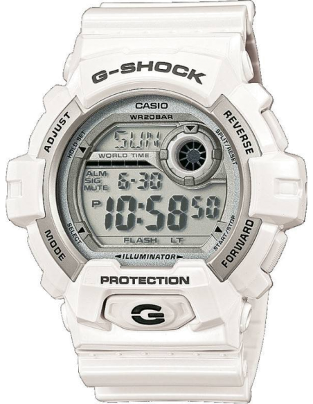 Chic Time | Montre Homme Casio G-Shock G-8900A-7ER Blanc | Prix : 89,91 €