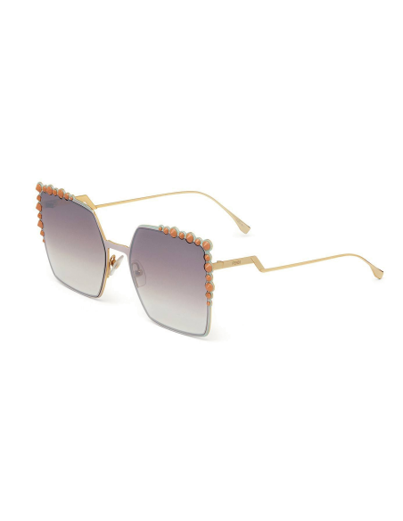 Chic Time | Lunettes de soleil femme Fendi Can Eye FF 0259/S 35J NQ Printemps-Été 2017 Rose | Prix : 450,00 €