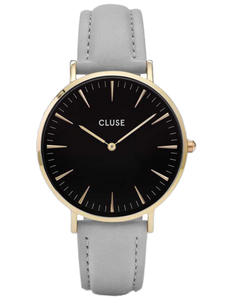 Chic Time | Montre Femme Cluse La Bohème CL18411 Bracelet en cuir noir | Prix : 62,97 €