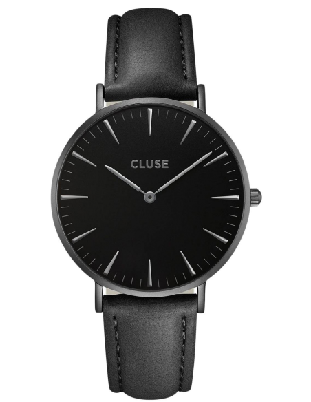 Chic Time | Montre Cluse La Bohème CL18501 Bracelet en cuir noir | Prix : 71,96 €