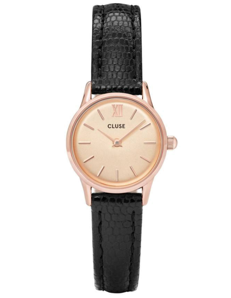 Chic Time | Montre Femme Cluse La Vedette CL50028 Noir fond or rose | Prix : 80,95 €