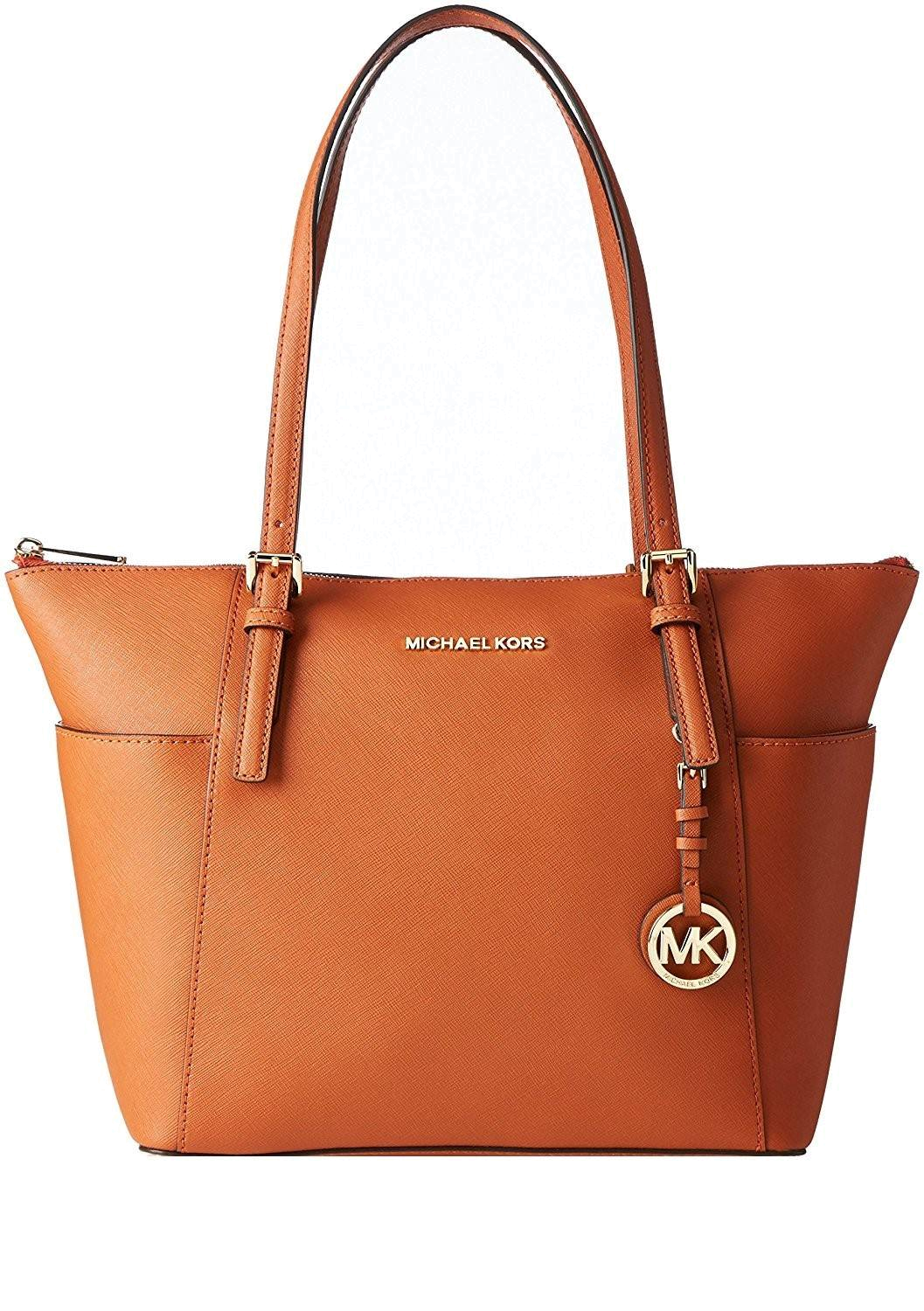 Michael kors jet shop set handbag orange