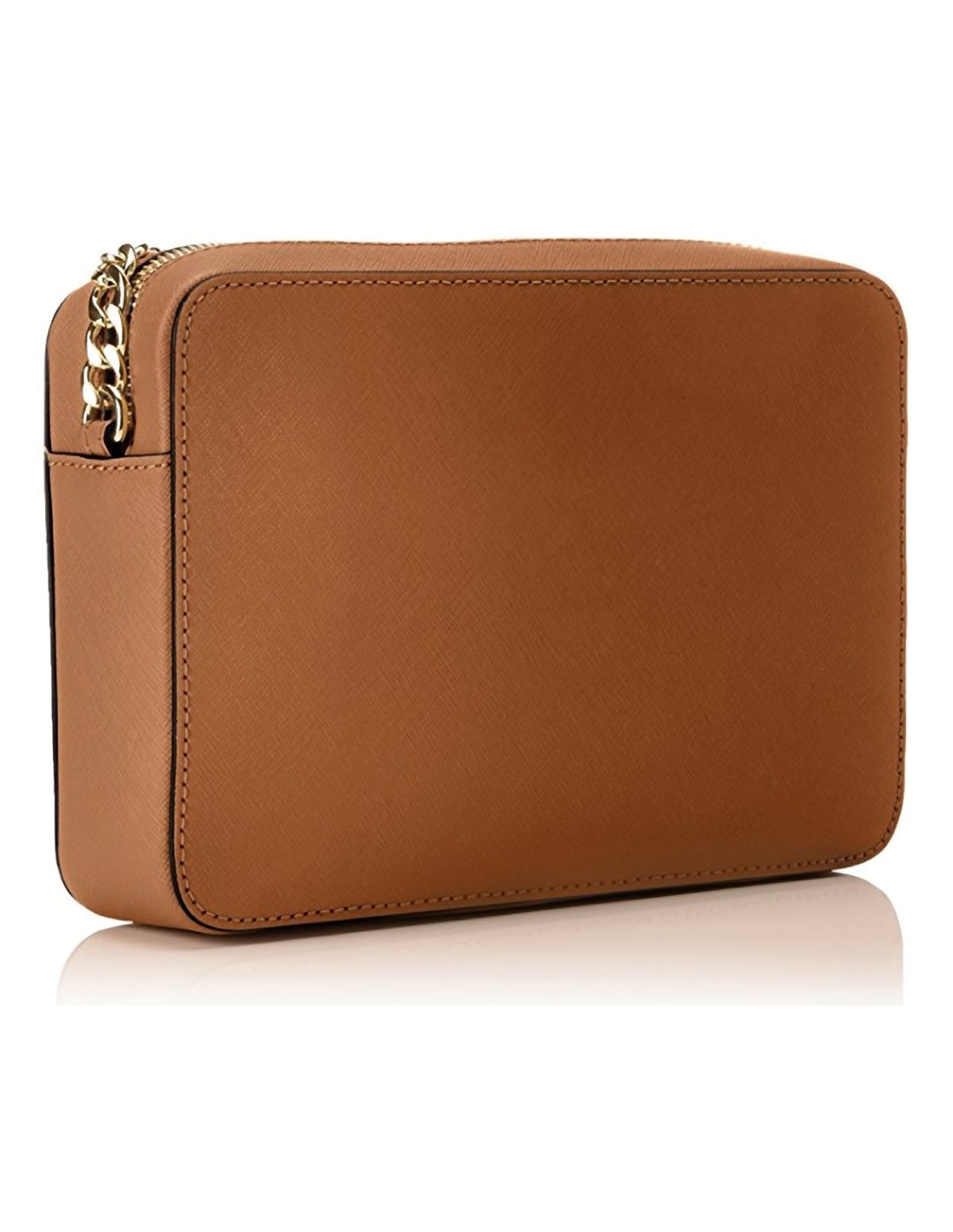 Sac à bandoulière Michael Kors Jet Set en cuir brun Saffiano à 195,... Sac à bandoulière Michael Kors Jet Set en cuir brun Saffiano à 195,...