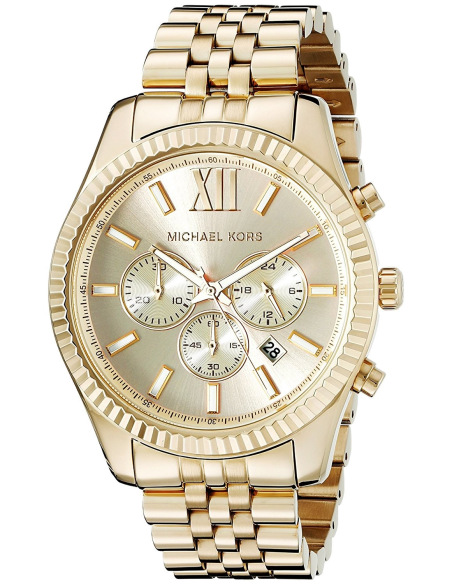 Chic Time | Montre Homme Michael Kors Lexington MK8281 en acier doré | Prix : 134,55 €