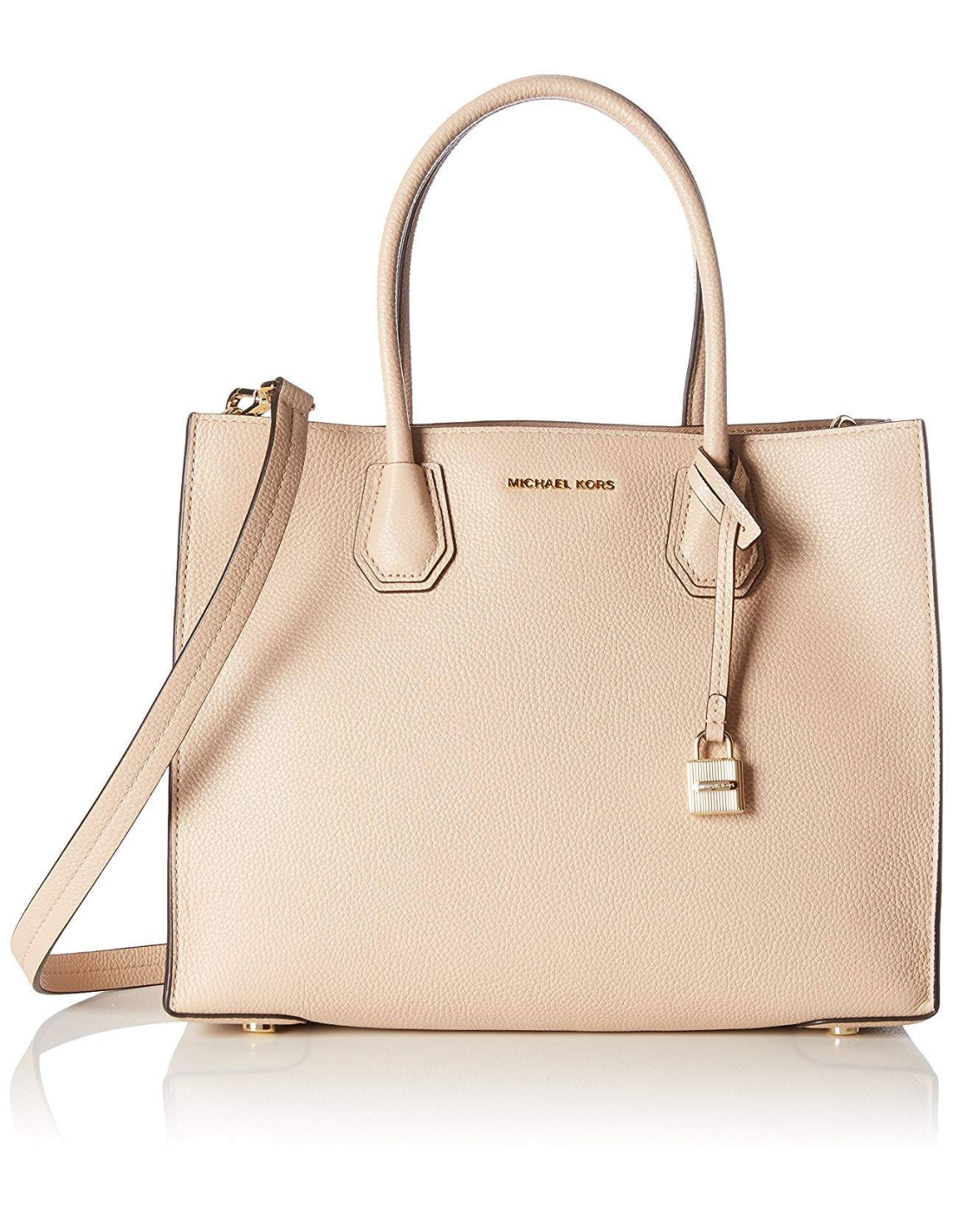 Sac à main Michael Kors Mercer en cuir Beige at 350,00 €... Sac à main Michael Kors Mercer en cuir Beige at 350,00 €...