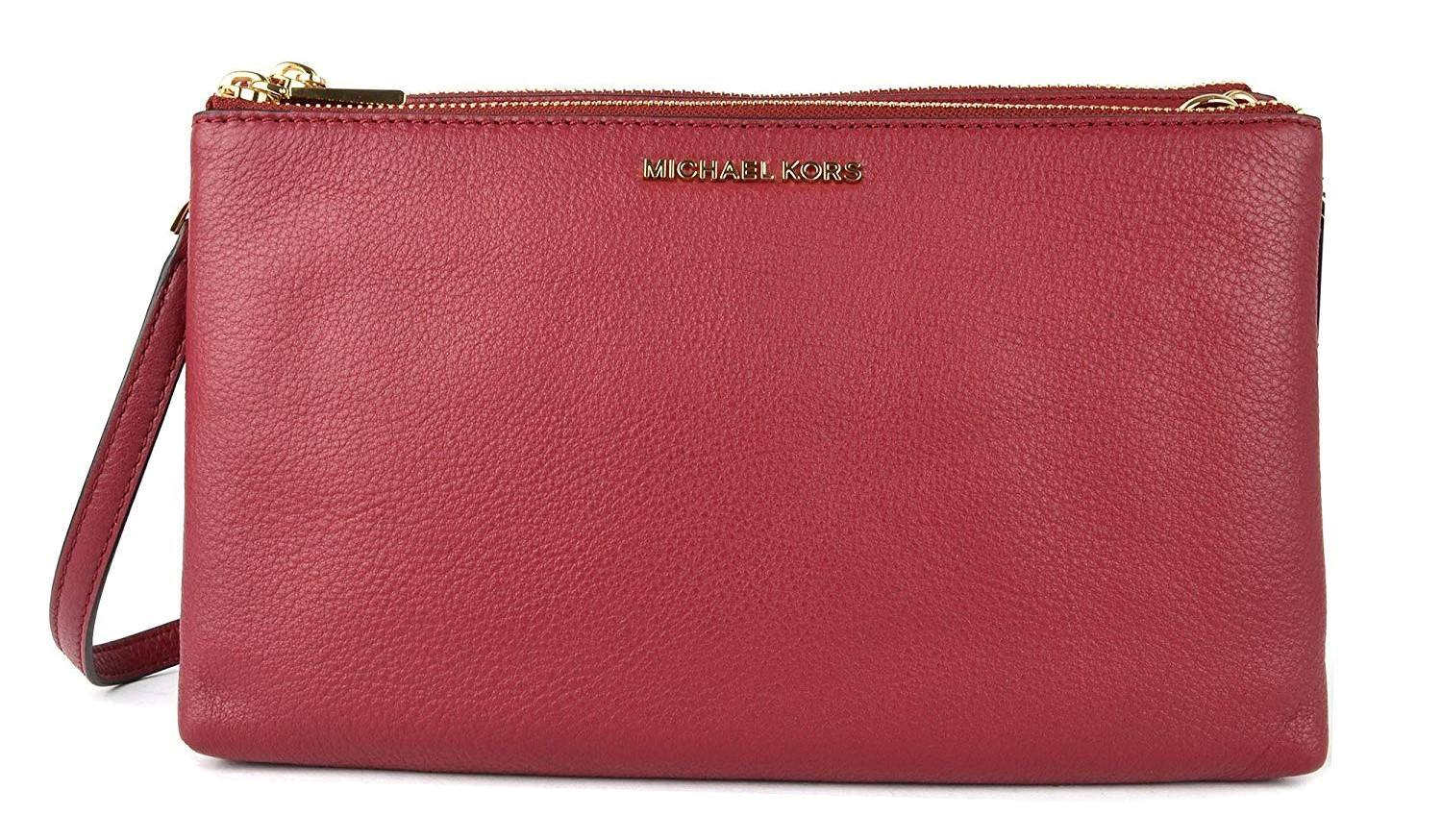 Sac à bandoulière Michael Kors Adele en cuir Bordeaux at 195,00 ... Sac à bandoulière Michael Kors Adele en cuir Bordeaux at 195,00 ...
