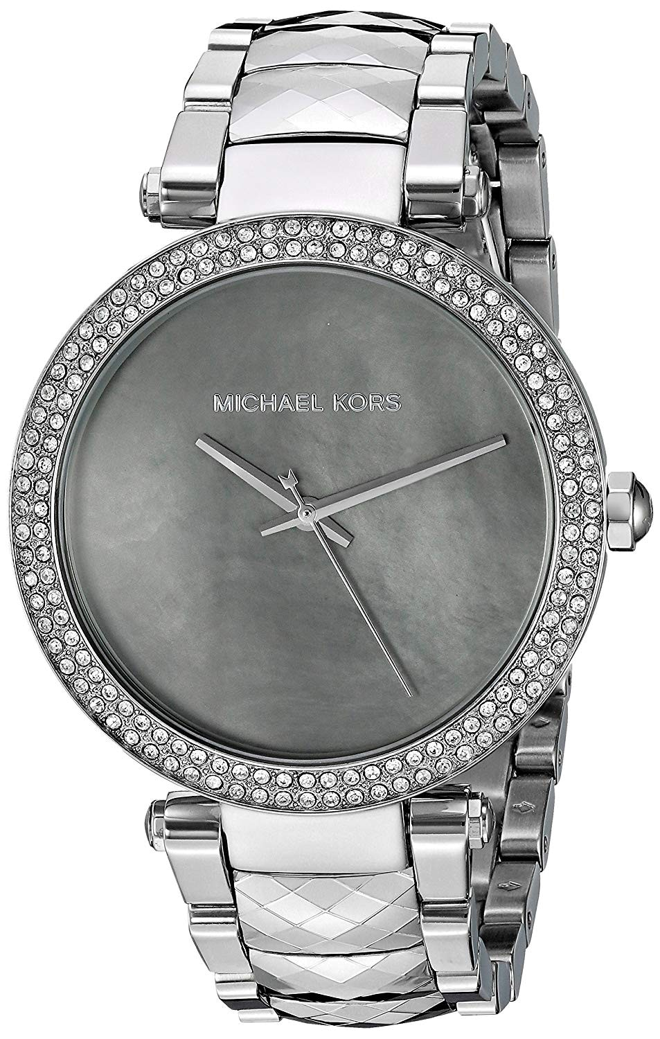 Women s watch Michael Kors Parker MK6424 silver gray mother of pear