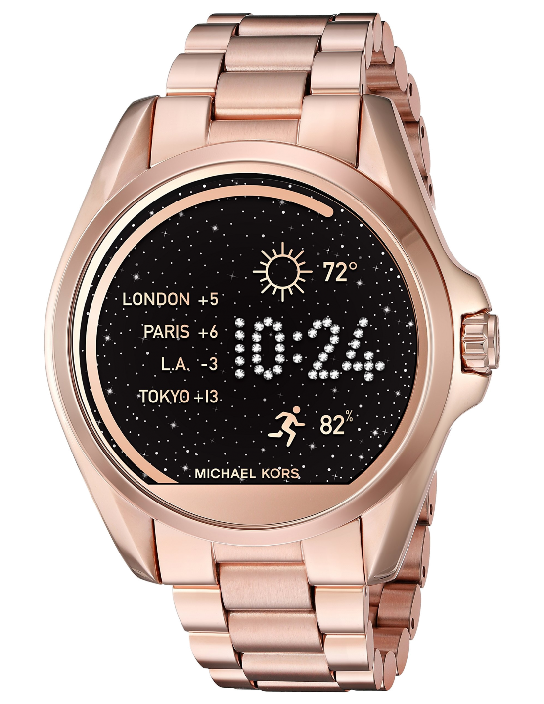 Montre Connectée Femme Michael Kors Access MKT5004 Or Rose ➤ Achet