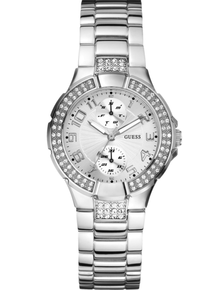 Chic Time | Montre Femme Guess Mini Prism W12638L1 Argent | Prix : 114,50 €