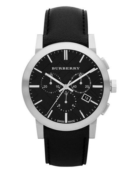 Chic Time | Burberry Check Black BU9356 Chronometer Watch Black | Buy at best price