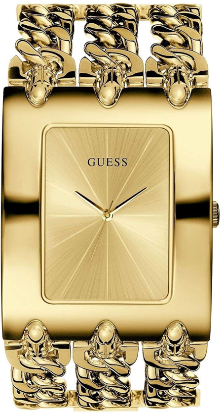 Chic Time | Montre Femme Guess Heavy Metal I10544L1 Bracelet doré à 3 chaînes | Prix : 189,00 €