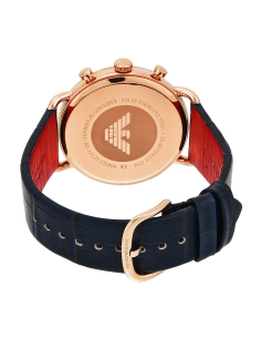 Chic Time | Montre Emporio Armani Chronomètre AR11123 Bracelet en cuir bleu nuit | Prix : 164,50 € 2 Chic Time | Montre Emporio Armani Chronomètre AR11123 Bracelet en cuir bleu nuit | Prix : 164,50 € 2
