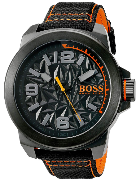 Chic Time | Montre Homme Hugo Boss Boss Orange 1513343 Noir | Prix : 139,30 €