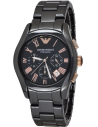 Chic Time | Montre Chronomètre Emporio Armani Ceramica AR1410 en céramique noire | Prix : 329,40 €