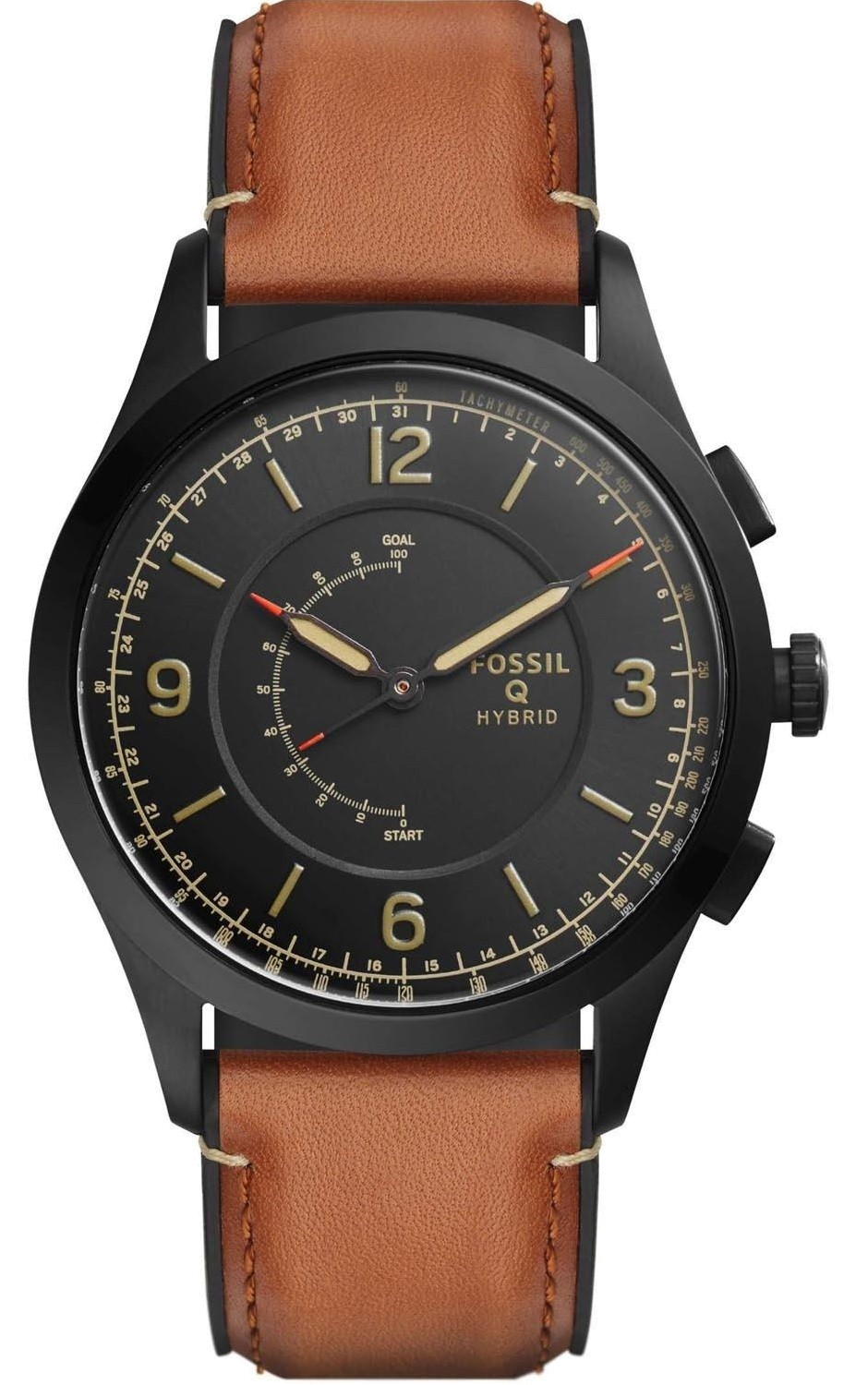 Montre Connectée Hybride Fossil Q Activist FTW1206 Bracelet Cuir