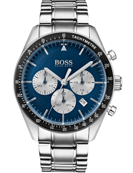 Chic Time | Montre Hugo Boss Trophy 1513630 Chronographe cadran bleu | Prix : 279,30 €