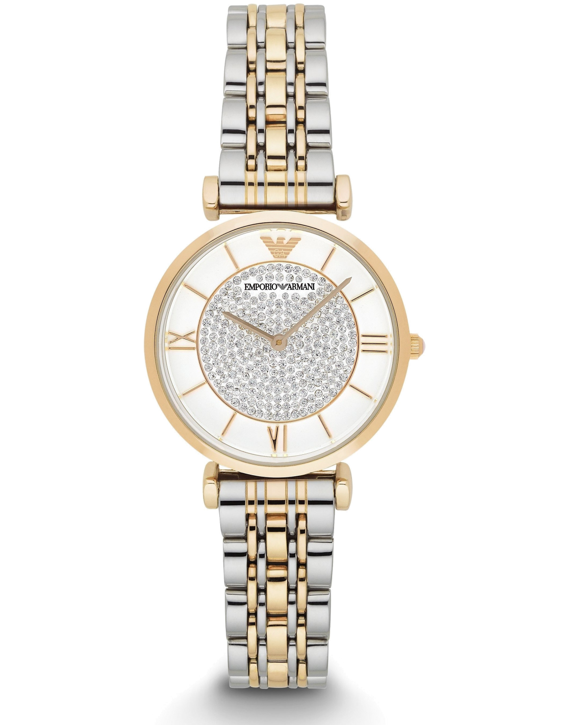 Emporio Armani Gianni watch AR8031 Dial encrusted with brilliants t