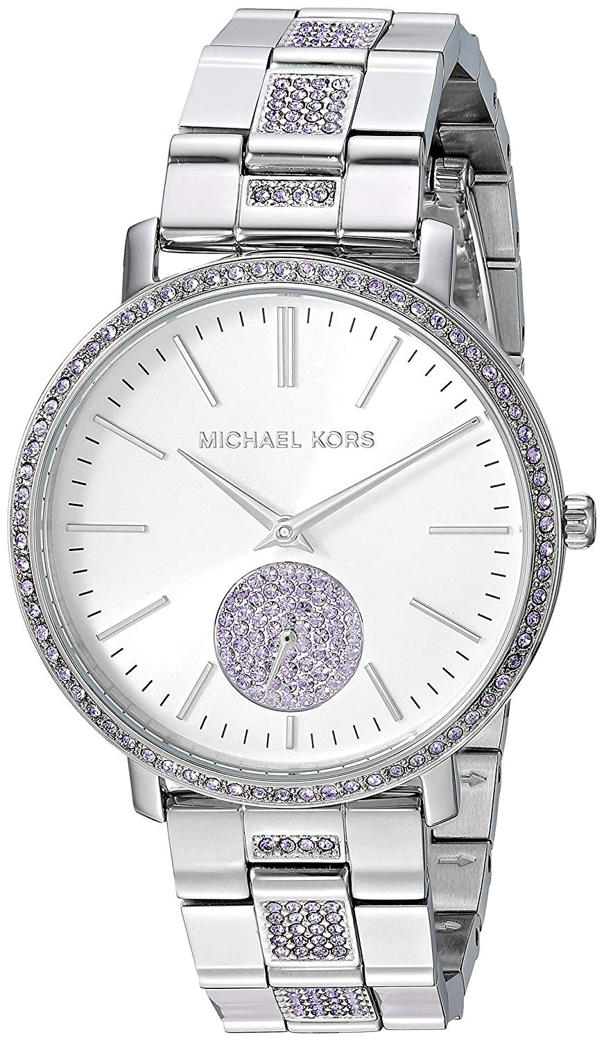 michael kors jaryn silver watch