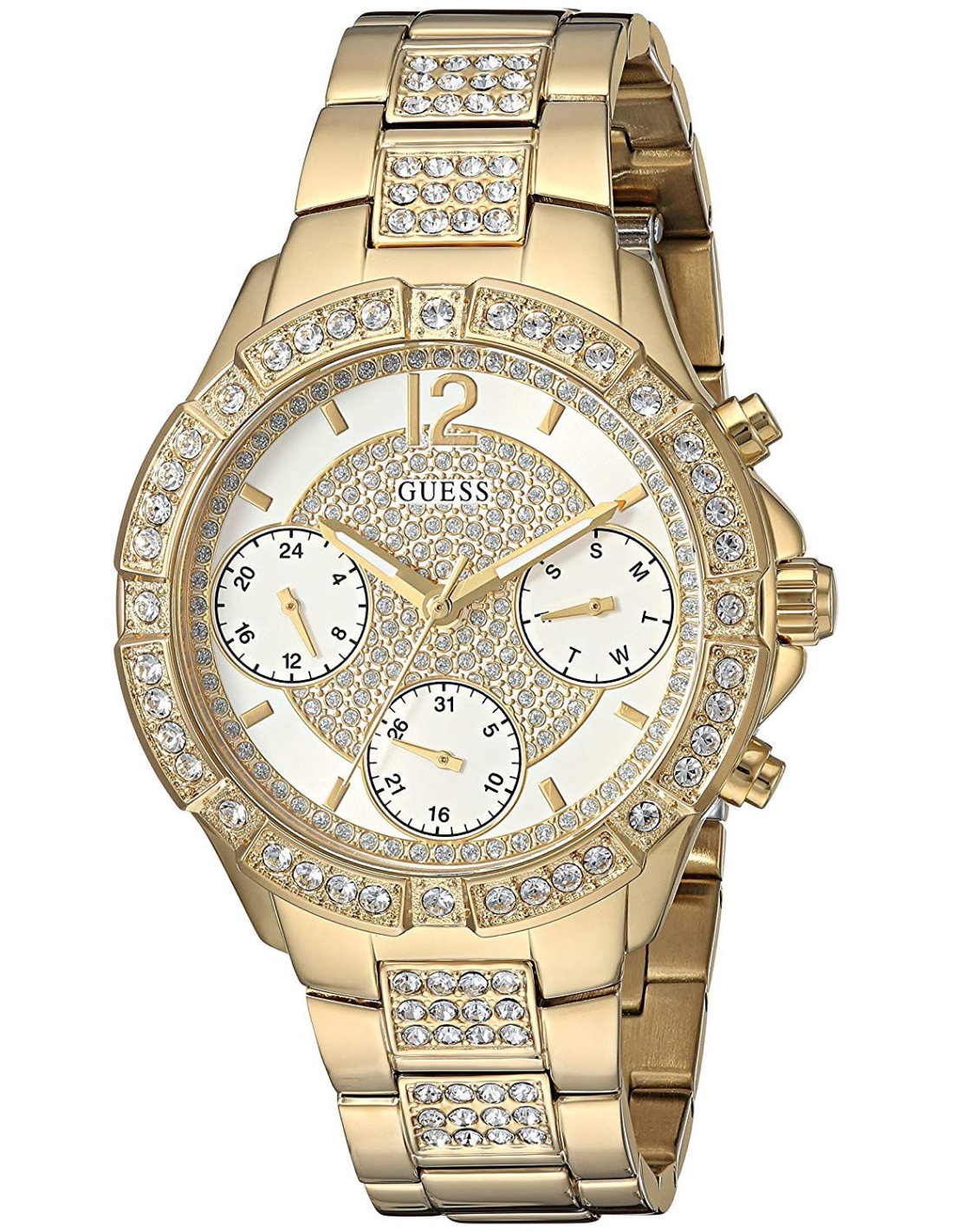 guess montre femme or