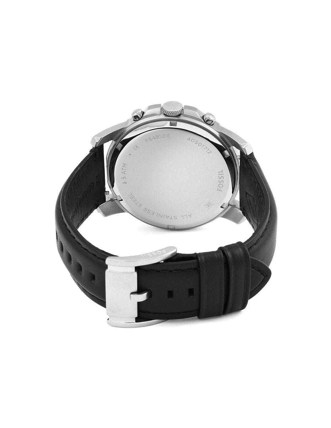 Montre Homme Fossil Coachman CH2891 Bracelet de force en cuir marro...