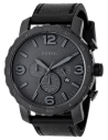 Chic Time | Montre Homme Fossil Nate JR1354 Chronomètre gun metal noir | Prix : 94,50 €