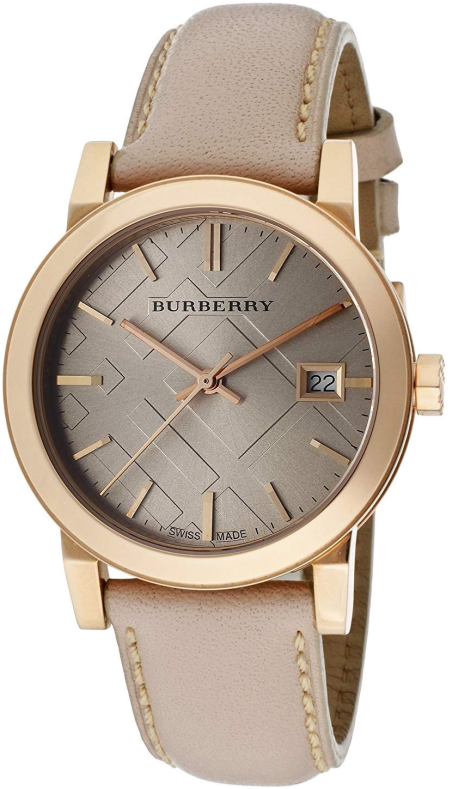 Chic Time | Women's Burberry City Watch BU9109 Beige leather strap | Buy at best price