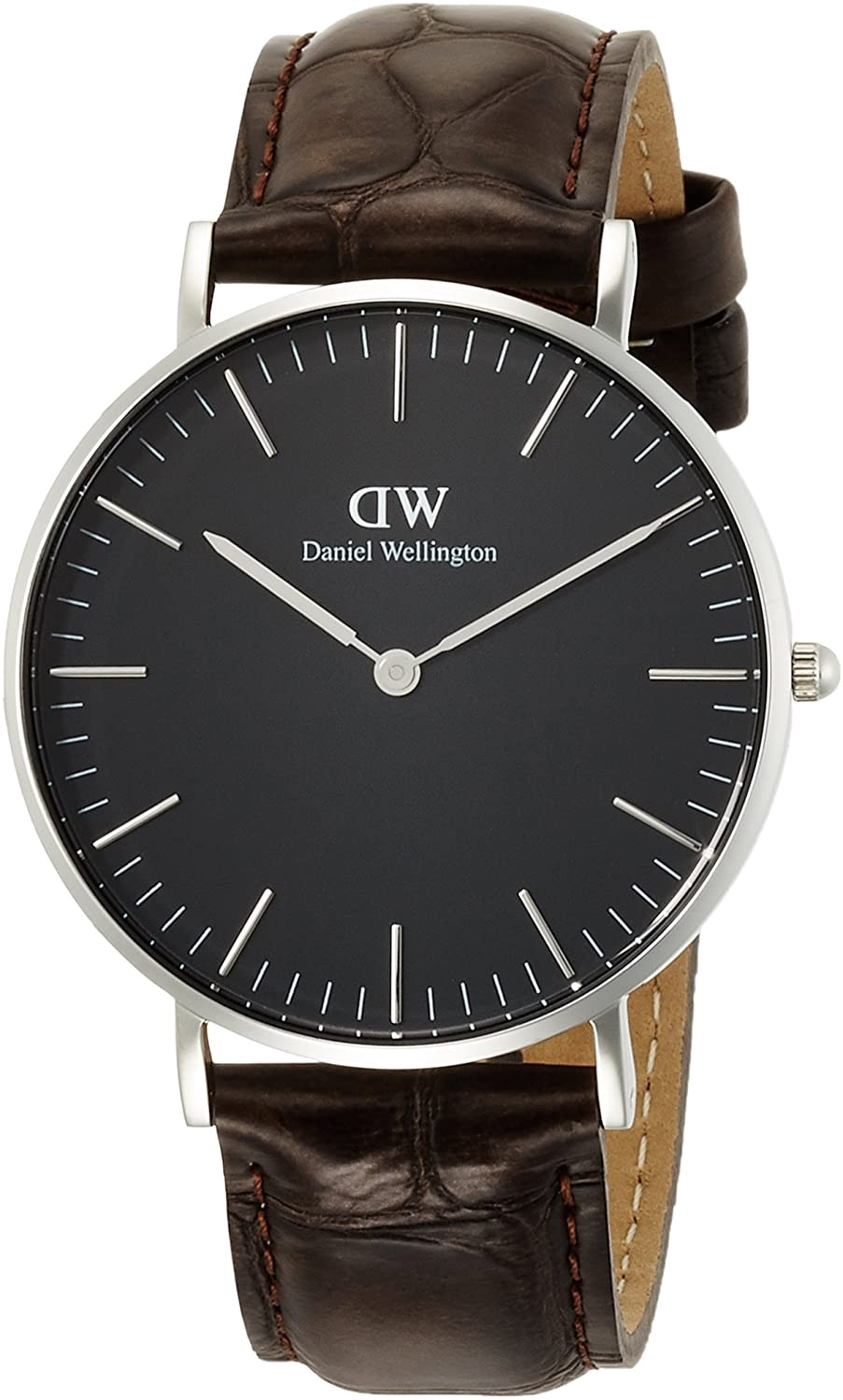 Montre Daniel Wellington Black York Silver DW00100146 Bracelet cuir