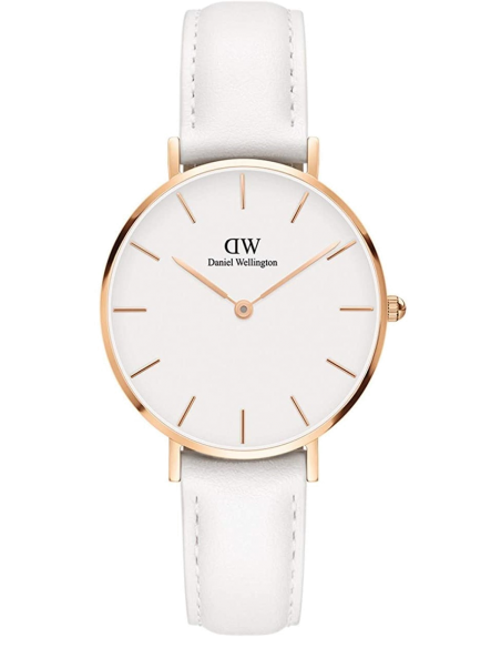 Chic Time | Daniel Wellington Classic DW00100189 Women's Watch White Leather Strap | Buy at best price