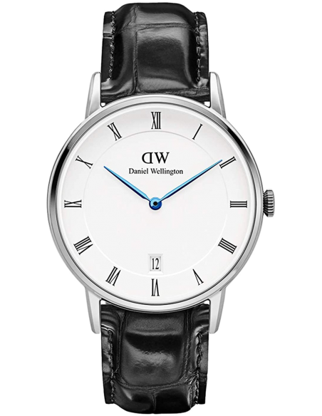 Chic Time | Daniel Wellington Dapper DW00100117 Black Leather Strap Watch | Buy at best price