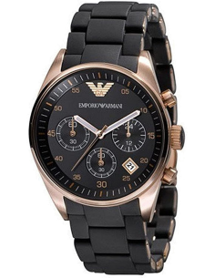 Chic Time | Montre Emporio Armani Sportivo AR5906 caoutchouc noir | Prix : 239,40 € Chic Time | Montre Emporio Armani Sportivo AR5906 caoutchouc noir | Prix : 239,40 €