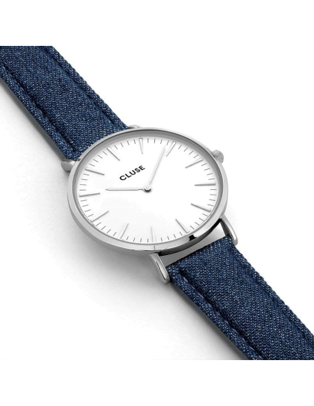 Chic Time | Montre Femme Cluse La Bohème CL18229 Denim | Prix : 89,95 €