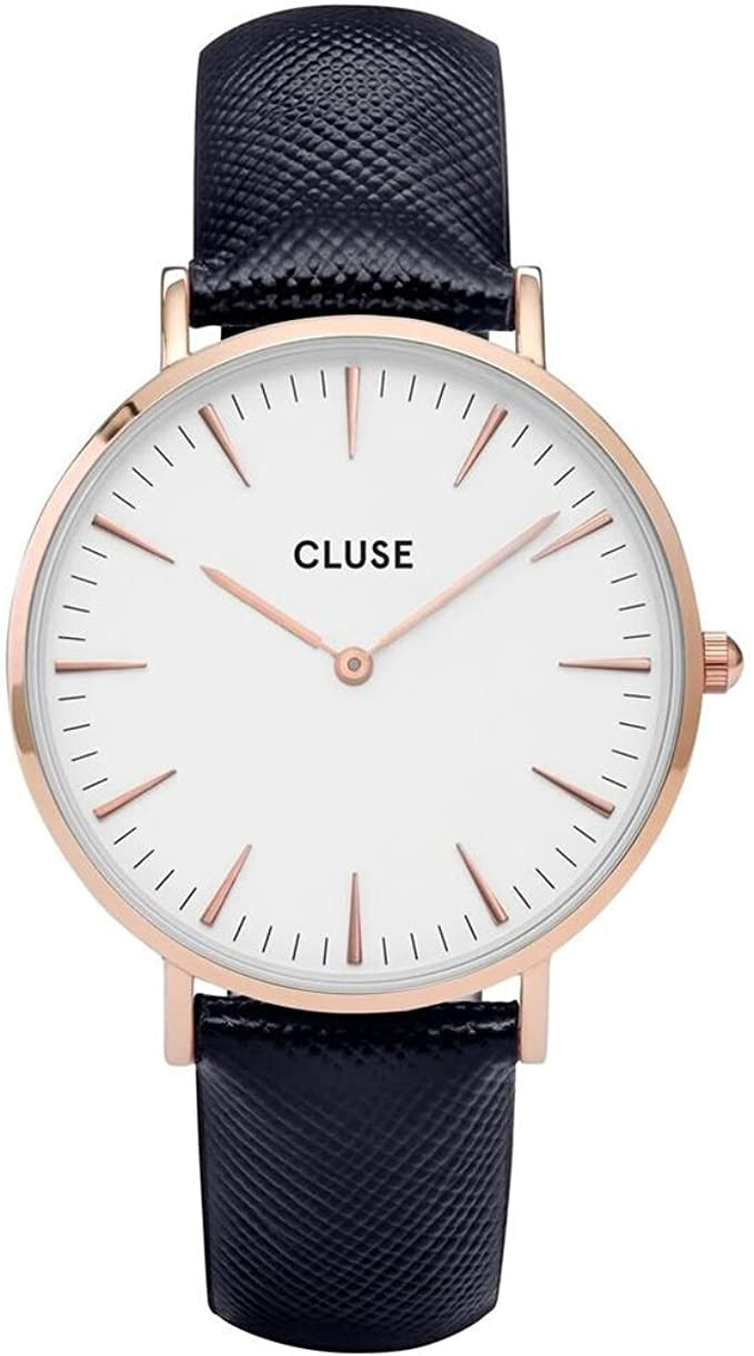 Montre Cluse La Boh me CL18029 Bracelet en cuir noir Achetez au