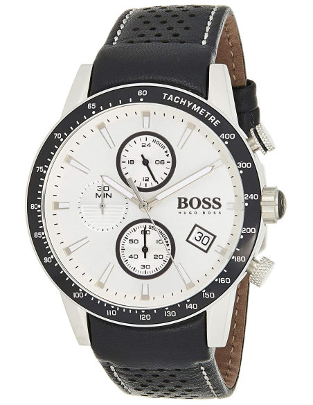 hugo boss rafale watch silver