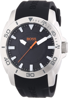 Chic Time | Montre Homme Boss Orange Shanghaï 1512948 Bracelet silicone noir | Prix : 83,40 € Chic Time | Montre Homme Boss Orange Shanghaï 1512948 Bracelet silicone noir | Prix : 83,40 €