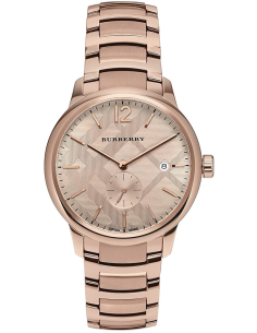 Chic Time | Montre Burberry Classic Round BU10013 Acier or rose | Prix : 399,00 € Chic Time | Montre Burberry Classic Round BU10013 Acier or rose | Prix : 399,00 €