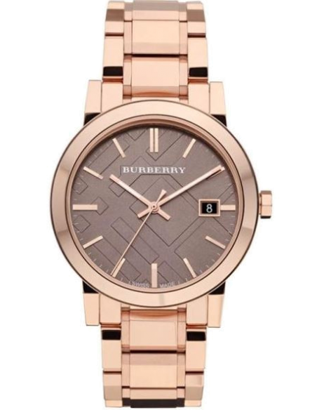 Chic Time | Burberry Men's Watch BU9005 The City steel rose gold | Buy at best price