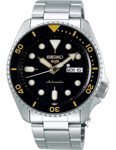 Chic Time | Montre Homme Seiko 5 Sports SRPD57K1 Automatique cadran noir | Prix : 191,75 €