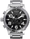 Chic Time | Montre Homme Nixon 51-30 Chrono Acier cadran noir A083-000-00 | Prix : 350,00 €