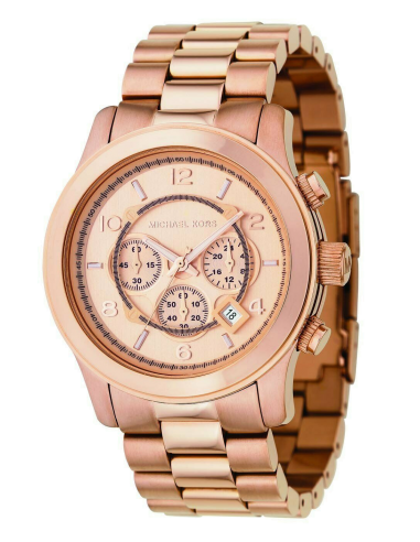 Chic Time | Michael Kors Runway MK8096 Pink Gold Watch  | Buy at best price