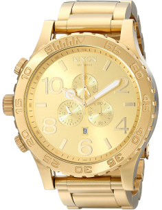 Chic Time | Montre Homme Nixon The 51-30 Chrono A083-502 Acier doré | Prix : 250,00 € Chic Time | Montre Homme Nixon The 51-30 Chrono A083-502 Acier doré | Prix : 250,00 €