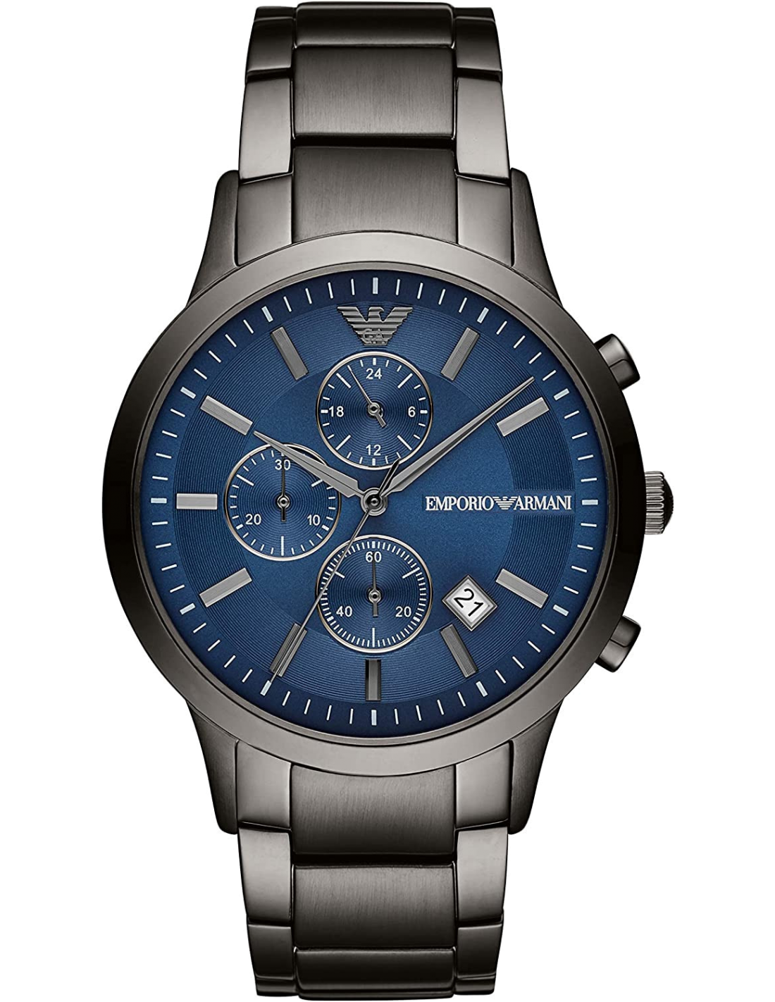 Montre hotsell armani bleu