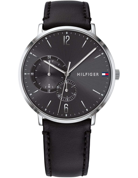 Chic Time | Tommy Hilfiger Jake watch 1791509 Classic black leather strap | Buy at best price