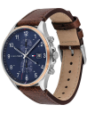 Chic Time | Montre Homme Tommy Hilfiger 1791712 bracelet en cuir marron | Prix : 125,30 €