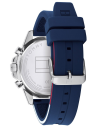 Chic Time | Montre Homme Tommy Hilfiger 1791791 bracelet en silicone bleu | Prix : 107,40 €