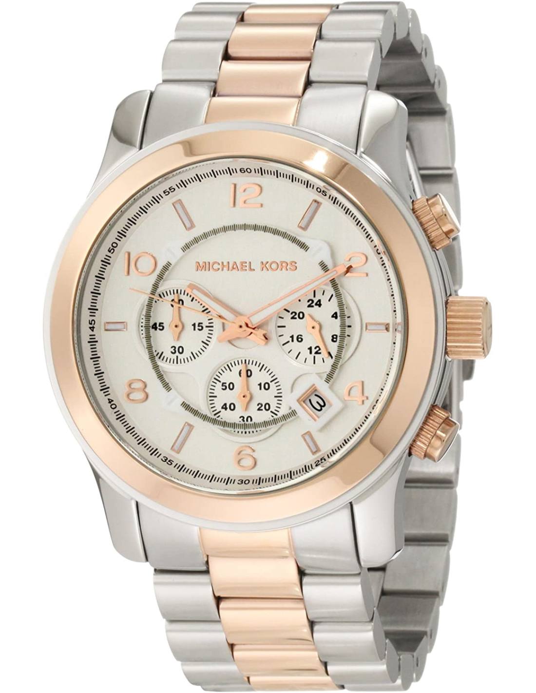 Michael Kors Men039s Slim Runway Stainless Steel Watch and Bracelet Set Mk1056 eBay #31 Michael Kors Men039s Slim Runway Stainless Steel Watch and Bracelet Set Mk1056 eBay