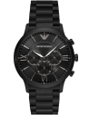 Chic Time | Montre Homme Emporio Armani Luigi AR11349 Chronomètre acier noir | Prix : 163,60 €