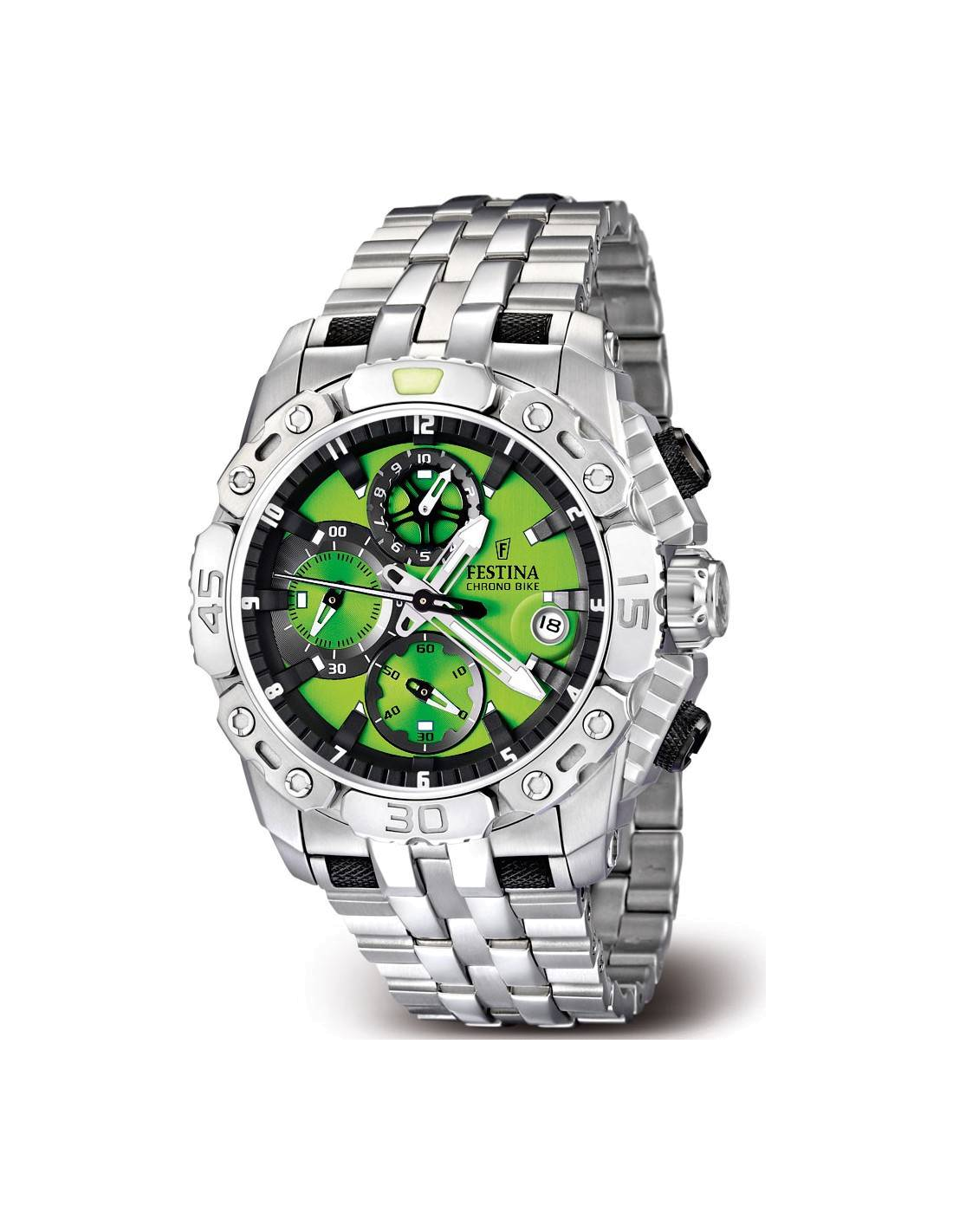 Montre festina sales fond vert
